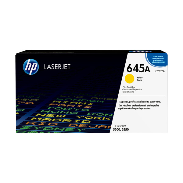 HP 645A Yellow Toner Cartridge (C9732A)