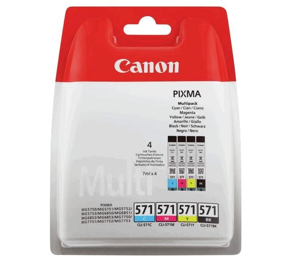 Canon CLI-571 Ink and Paper Value Pack