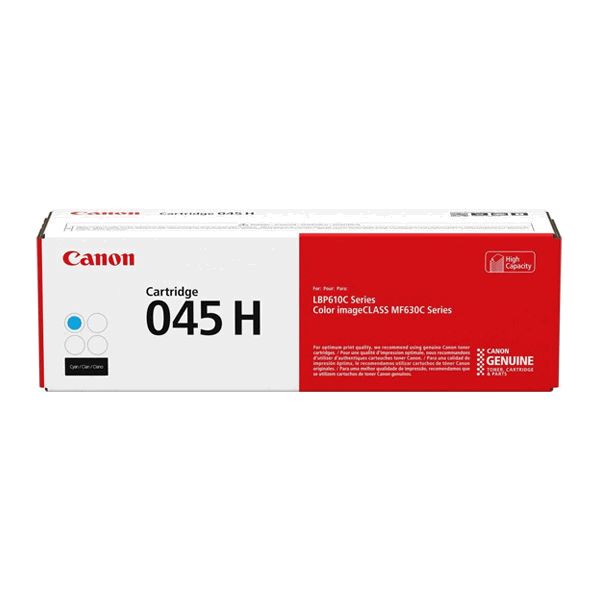 Canon 045H-C High Capacity Cyan Toner Cartridge 