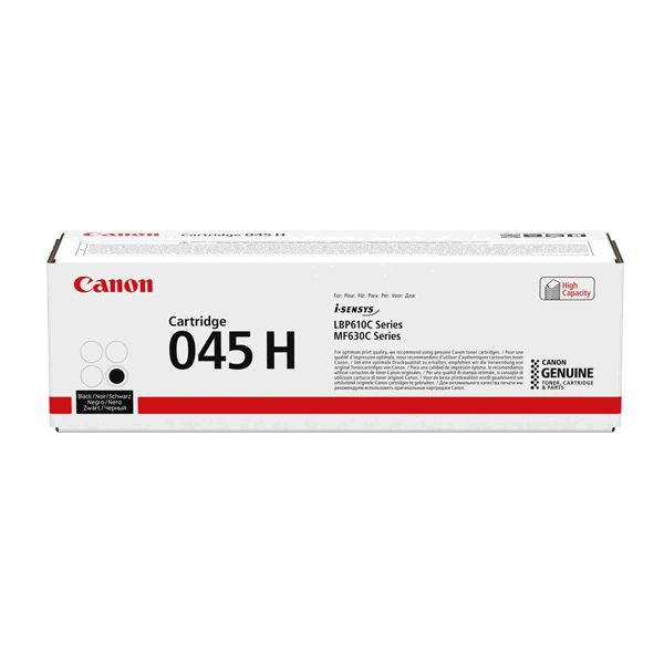 Canon 045H-BK High Capacity Black Toner Cartridge 