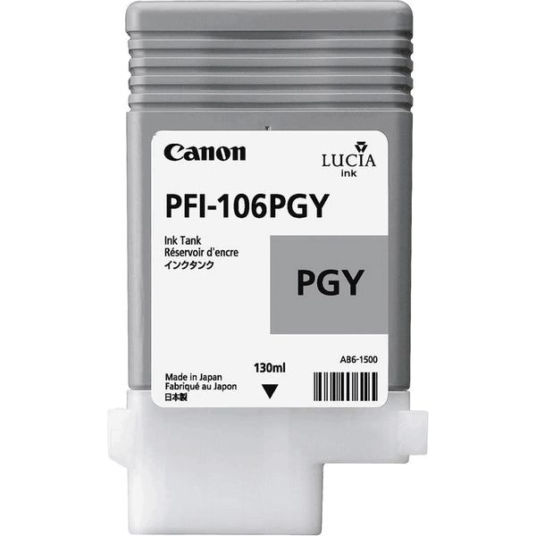 Canon PFI-106PGY Photo Grey Ink Cartridge 