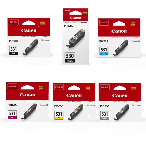 Canon CLI-531 & PGI-530 Ink Cartridge Multipack