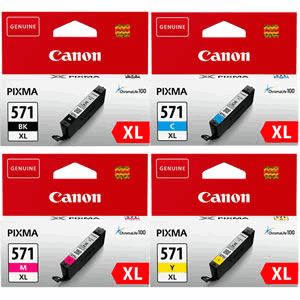 Canon CLI-571XL High Cap Ink Cartridge Multipack (B/C/M/Y)