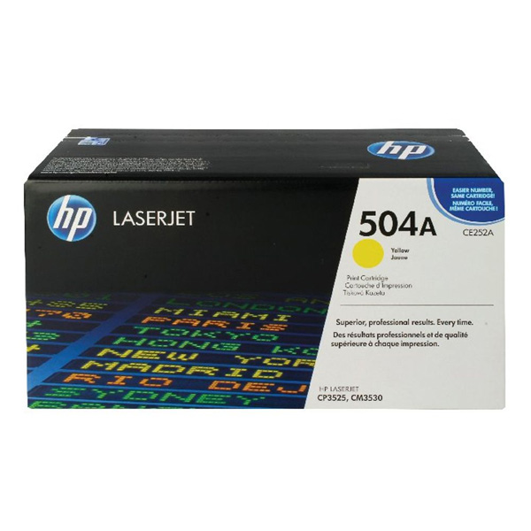 HP 504A Yellow Toner Cartridge (CE252A)