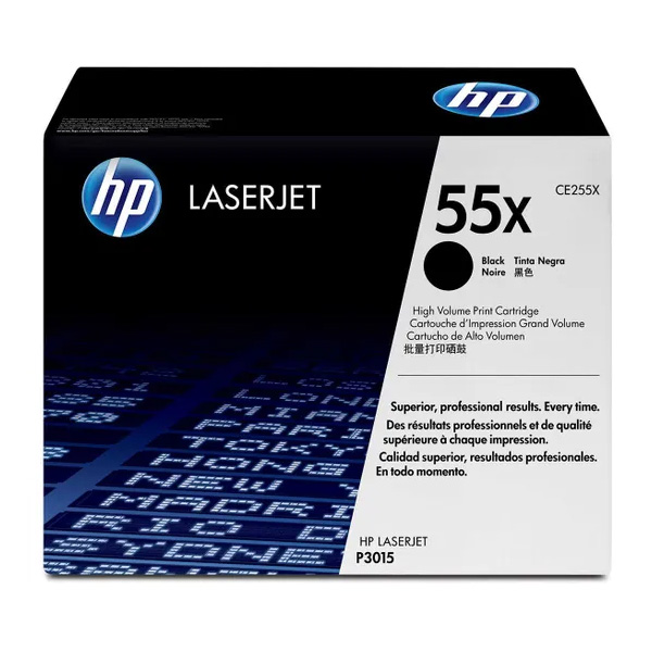 HP 55X Black Toner Cartridge (CE255X)