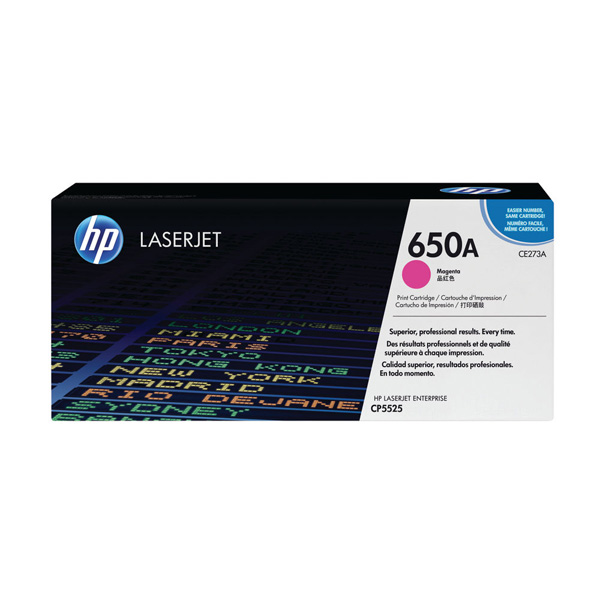 HP 650A Magenta Toner Cartridge (CE273A) 