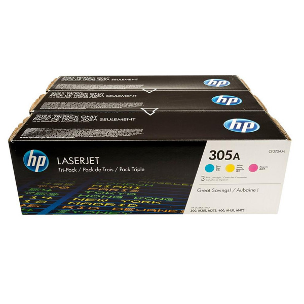 HP 305A C/M/Y Toner Value Pack