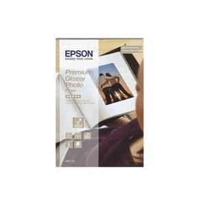 Epson Premium (10 x 15cm) Glossy Photo Paper (40 Sheets) 255gsm (White)