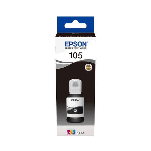 Epson 105 Ecotank Pigment Black Ink Bottle