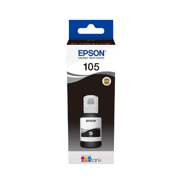 Epson 105 Ecotank Pigment Black Ink Bottle 