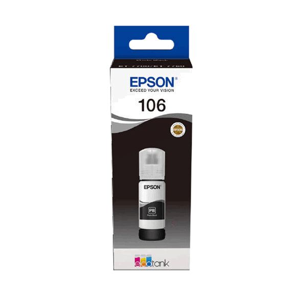 Epson 106 Ecotank Photo Black Ink Bottle 