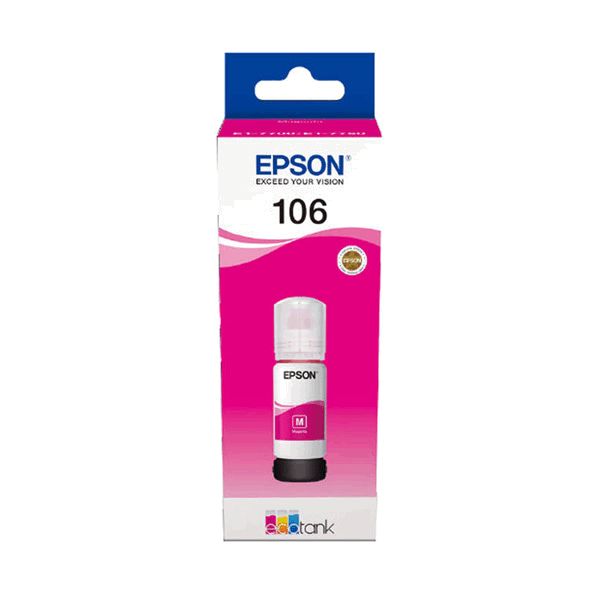 Epson 106 Ecotank Magenta Ink Bottle 