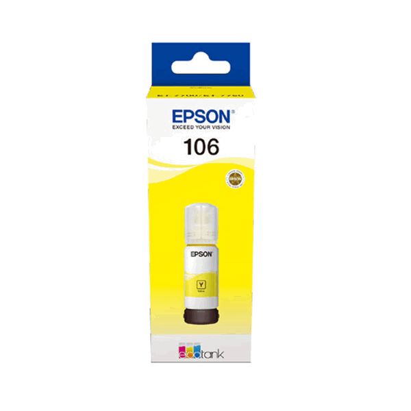 Epson 106 Ecotank Yellow Ink Bottle 