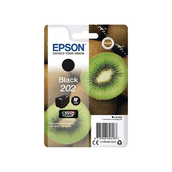 Epson 202 Black Ink Cartridge