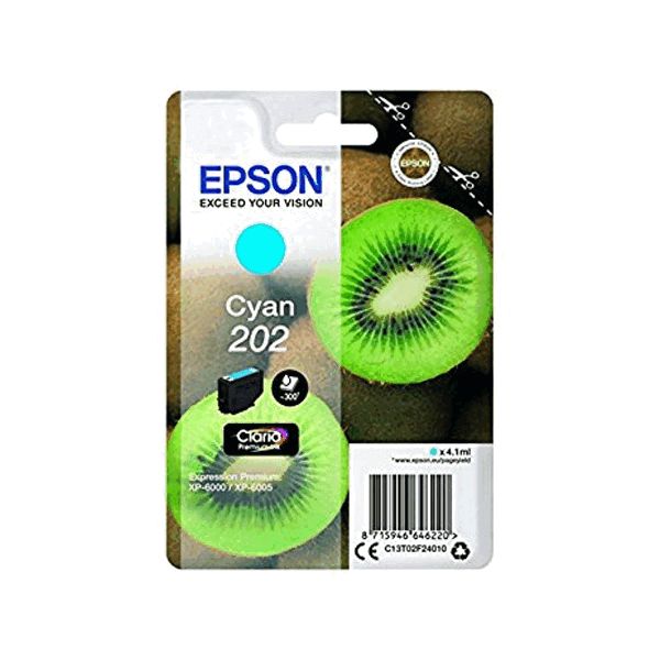 Epson 202 Cyan Ink Cartridge 