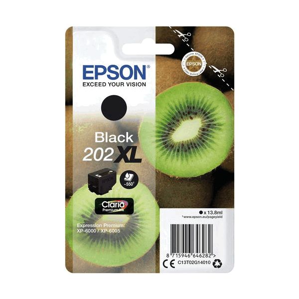 Epson 202XL High Capacity Black Ink Cartridge 