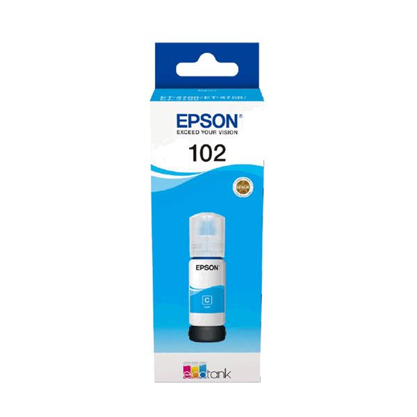 Epson 102 Ecotank Cyan Ink Bottle