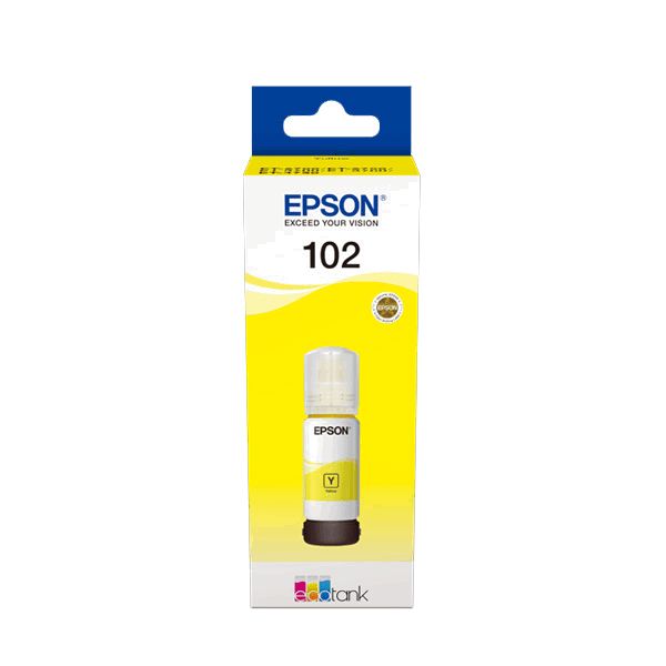 Epson 102 Ecotank Yellow Ink Bottle 