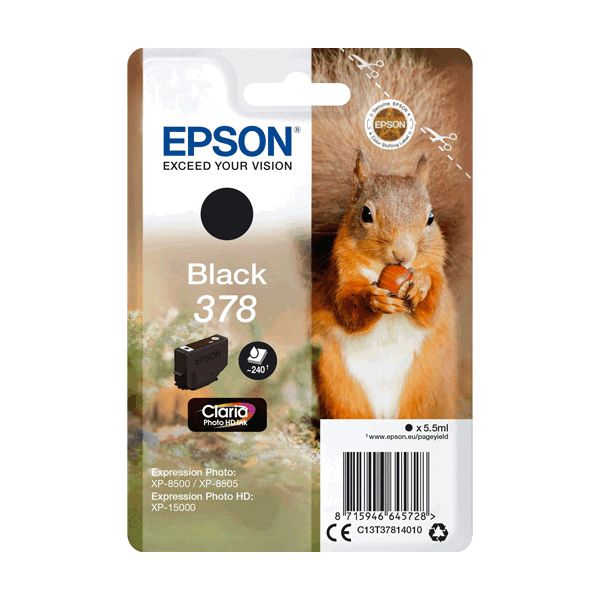 Epson 378 Black Ink Cartridge