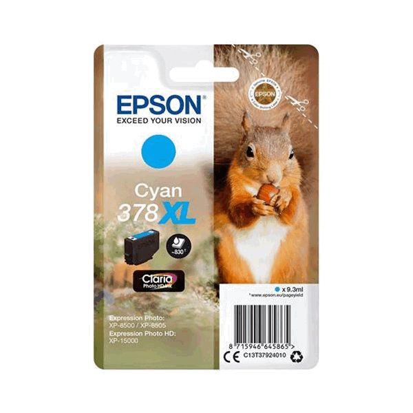 Epson 378XL High Capacity Cyan Ink Cartridge 