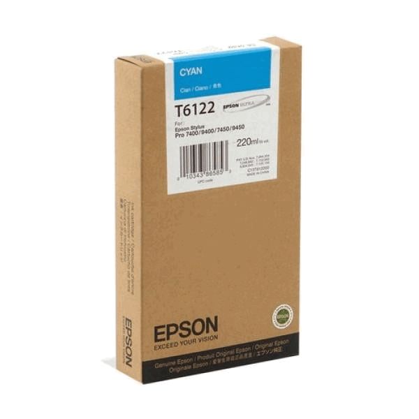 Epson T6122 Cyan Ink Cartridge 