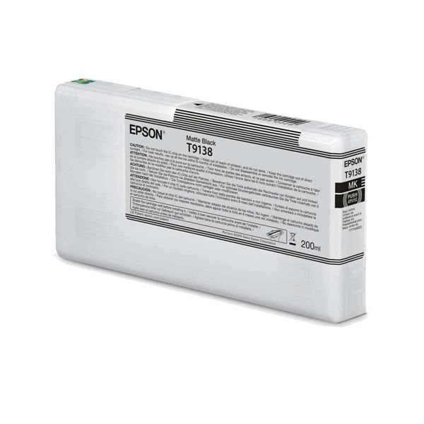 Epson T9138 Matte Black Ink Cartridge 