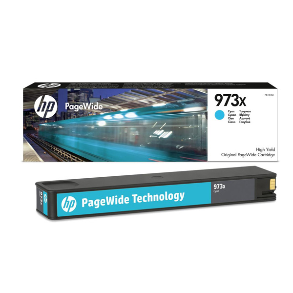 HP 973X High Capacity Cyan Ink Cartridge 