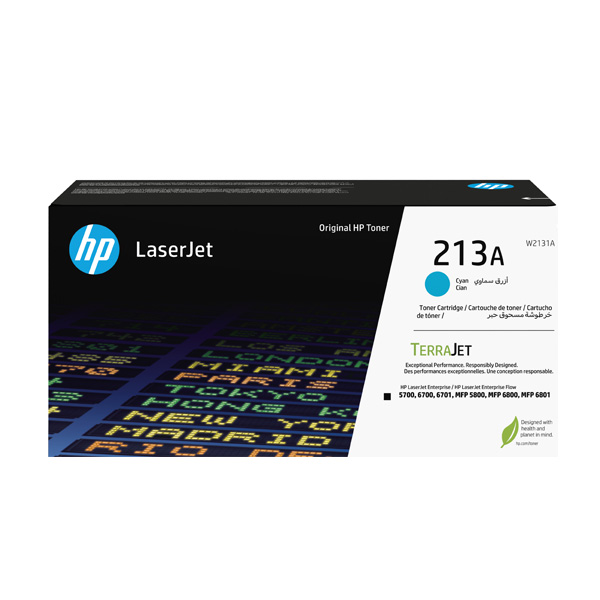 HP 213A Cyan Toner Cartridge (W2131A)