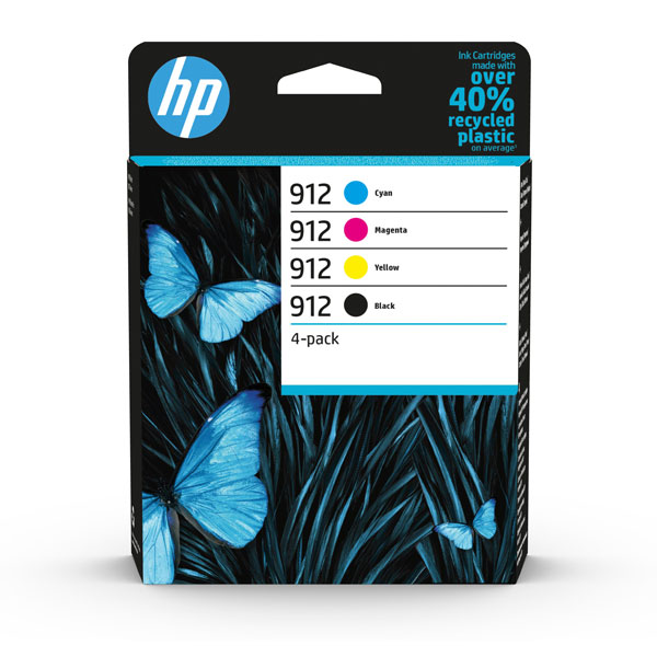HP 912 Ink Cartridge Multipack (B/C/M/Y)