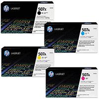 HP 507X High Capacity BCMY Toner Value Pack 