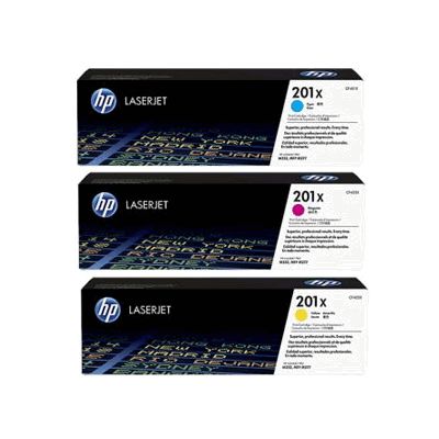 HP 201X High Capacity CMY Toner Value Pack (CF253XM)