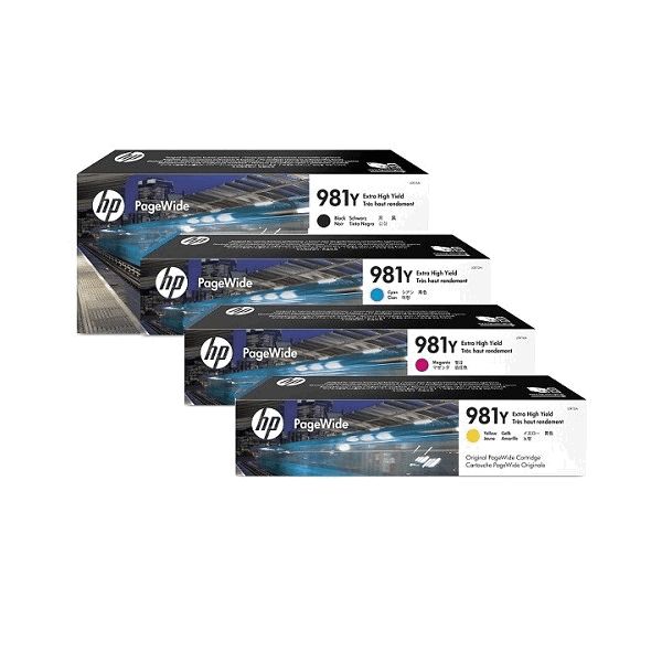 HP 981Y Extra High Capacity Ink Cartridge Multipack (B/C/M/Y)