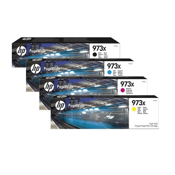 HP 973X High Capacity Ink Cartridge Multipack (B/C/M/Y)