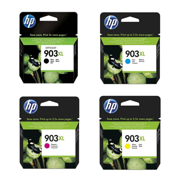 HP 903XL High Capacity Ink Cartridge Multipack (B/C/M/Y) 