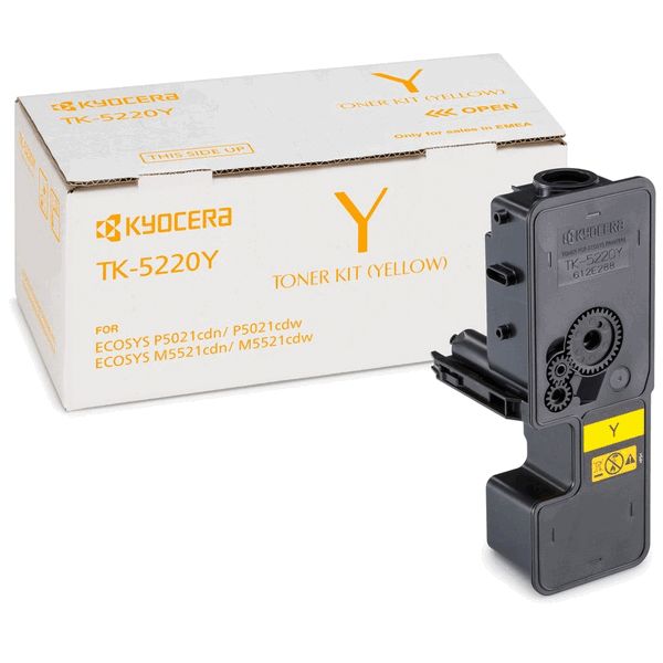 Kyocera TK-5220Y Yellow Toner Cartridge 