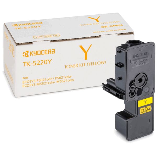 Kyocera TK-5220Y Yellow Toner Cartridge