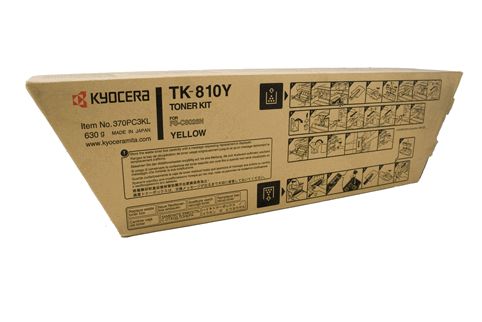 Kyocera TK-810Y Yellow Toner Cartridge 