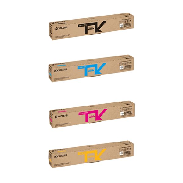Kyocera TK-8115 Toner Value Pack (B/C/M/Y) 