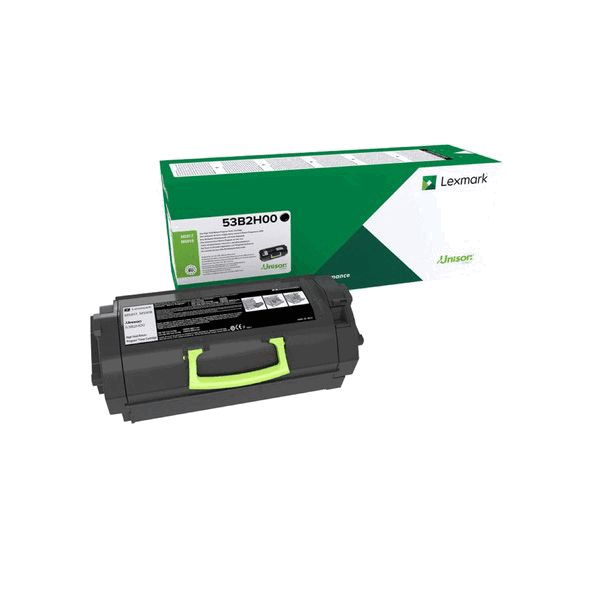 Lexmark 53B2H00 Black Return Program High Yield Toner Cartridge