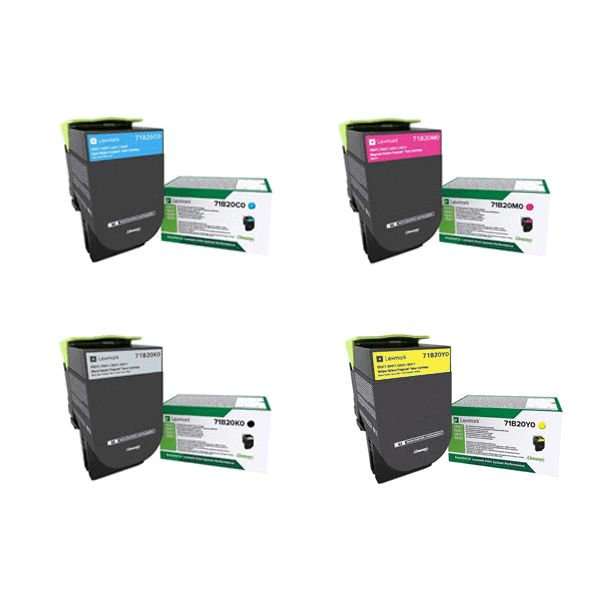 Lexmark 71B20K0 Toner Value Return Program Multipack 