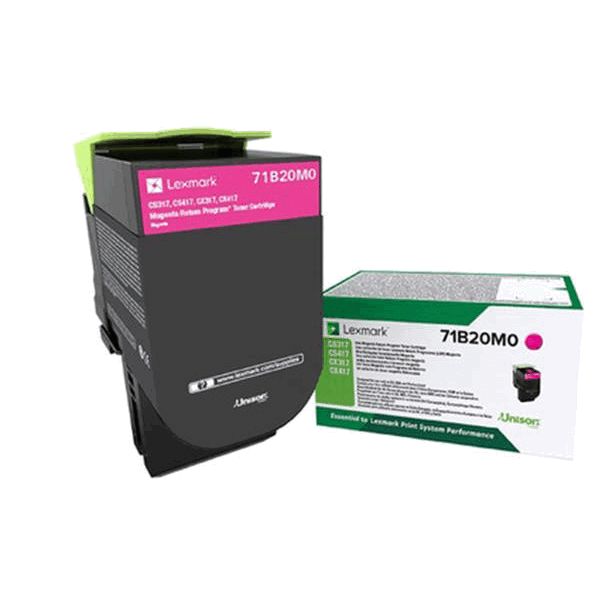 Lexmark 71B20M0 Magenta Return Program Toner Cartridge