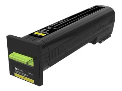 Lexmark 72K2XY0 Extra High Capacity Yellow Toner Cartridge 