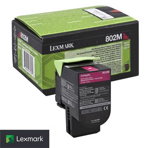 Lexmark 802M Magenta Toner Cartidge 