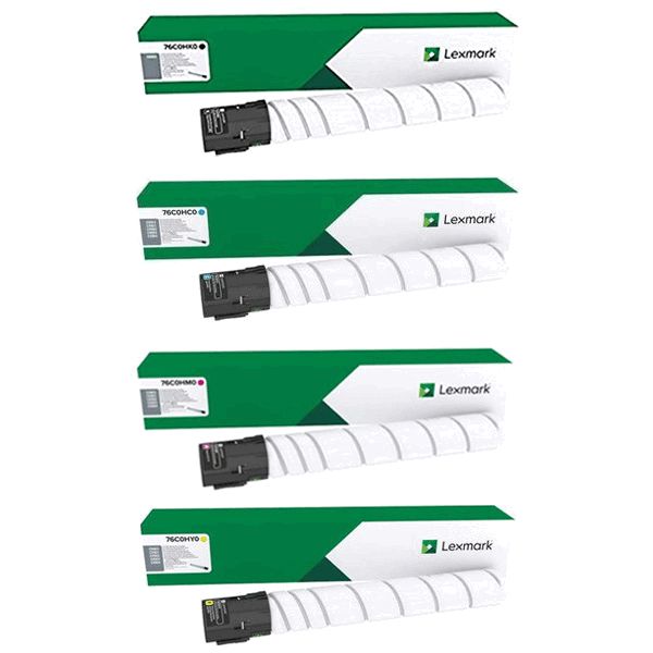 Lexmark 86C0HK0 High Capacity Toner Value Pack (B/C/M/Y) | TonerGiant