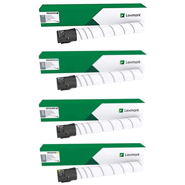 Lexmark 86C0HK0 High Capacity Toner Value Pack (B/C/M/Y)