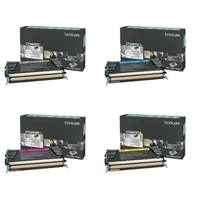 Lexmark C736 B/C/M/Y High Capacity Toner Value Pack 