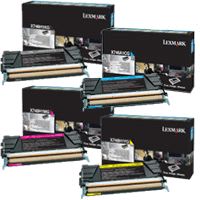 Lexmark X746 Return Programme Toner Value Pack B/C/M/Y