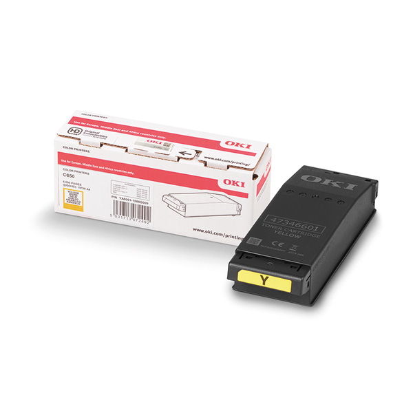 Oki 09006129 Yellow Toner Cartridge