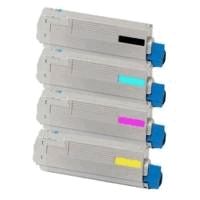 Oki 4539620P High Capacity Toner Value Pack (B/C/M/Y) 