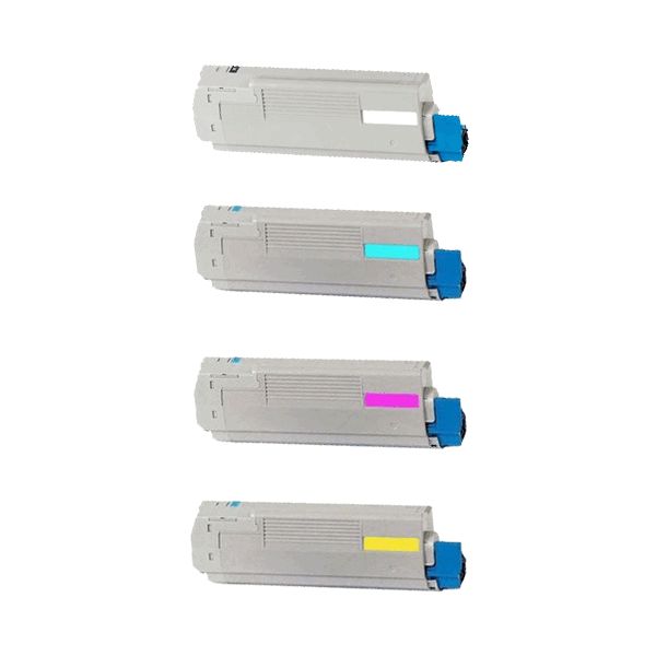 Oki 45536416 Toner Value Pack (B/C/M/Y)